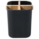 Lifestyle Traders Bamboo Toothbrush Holder