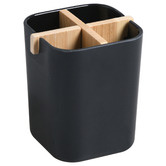 Lifestyle Traders Bamboo Toothbrush Holder