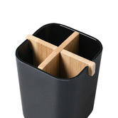 Lifestyle Traders Bamboo Toothbrush Holder