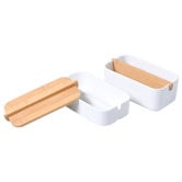 Lifestyle Traders Double Layer Bamboo Jewellery Box