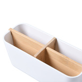 Lifestyle Traders Bamboo Kitchen Organiser