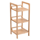 Lifestyle Traders Okin 3 Tier Bamboo Shelving Unit