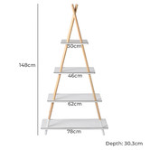 Lifestyle Traders Kusa 4 Tier Display Shelf