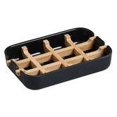 Lifestyle Traders 3 Piece Bamboo Bathroom Essential Set