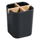 Lifestyle Traders 3 Piece Bamboo Bathroom Essential Set