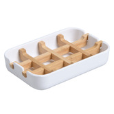 Lifestyle Traders 3 Piece Bamboo Bathroom Essential Set