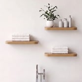Lifestyle Traders Damien Curved Floating Shelves