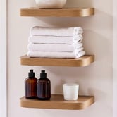 Lifestyle Traders Damien Curved Floating Shelves