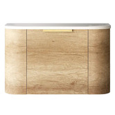 Otti Australia Bondi Wall Hung Single Vanity with Pure White Countertop