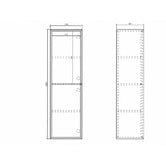 Otti Australia Matte White Noosa Wall Hung Bathroom Cabinet