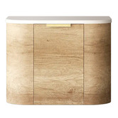 Otti Australia Bondi 600mm Wall Hung Single Vanity with Pure White Countertop