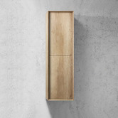 Otti Australia Natural Oak Byron Wall Hung Bathroom Cabinet