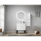 Otti Australia Matte White Noosa Wall Hung Bathroom Cabinet