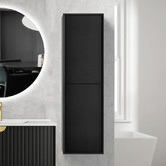 Otti Australia Matte Black Marlo Wall Hung Bathroom Cabinet