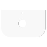 Otti Australia Bondi Wall Hung Single Vanity with Pure White Countertop