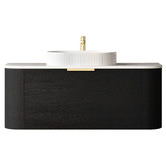 Otti Australia Bondi Wall Hung Single Vanity with Pure White Countertop