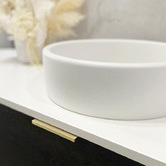 Otti Australia Bondi Wall Hung Single Vanity with Pure White Countertop