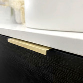 Otti Australia Bondi Wall Hung Single Vanity with Pure White Countertop