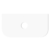 Otti Australia Bondi Wall Hung Single Vanity with Pure White Countertop