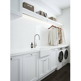 Otti Australia Hampshire Smooth 530mm Single Ceramic Farmhouse Sink