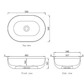Otti Australia White Portofino Oval Basin