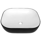 Otti Australia Artis O'96 500mm Rectangular Ceramic Above Counter Basin