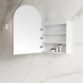 Otti Australia Archie 600mm Arch LED Mirrored Shaving Cabinet