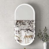 Otti Australia Noosa 450mm Pill LED Mirrored Shaving Cabinet