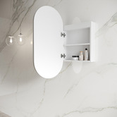 Otti Australia Noosa 450mm Pill LED Mirrored Shaving Cabinet