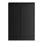 Otti Australia Hampshire Matte Black Laundry Cabinet with 1300mm Extended Countertop &amp; Sink