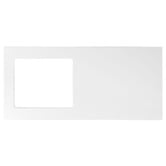 Otti Australia Hampshire Matte White Laundry Cabinet with 1300mm Extended Countertop &amp; Sink