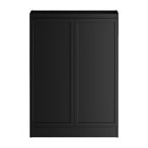Otti Australia Hampshire 650mm Matte Black Laundry Cabinet with Countertop &amp; Sink
