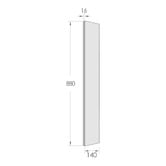Otti Australia Black Oak 880mm Cabinet Filler