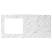 Otti Australia Marlo Matte Black Laundry Cabinet with 1300mm Extended Carrara Countertop &amp; Sink