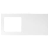 Otti Australia Noosa Matte White Laundry Cabinet with 1300mm Extended White Countertop &amp; Sink