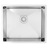 Otti Australia Bondi 650mm Matte White Laundry Cabinet with Countertop &amp; Sink