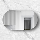 Otti Australia Bondi 1200mm Oval Mirrored Shaving Cabinet
