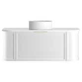 Otti Australia Hampshire 1200mm Wall Hung Single Vanity with Solid Surface Countertop