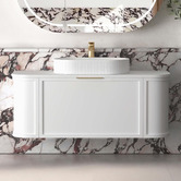 Otti Australia Hampshire 1200mm Wall Hung Single Vanity with Solid Surface Countertop