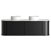 Otti Australia Hampshire 1500mm Wall Hung Double Vanity with Solid Surface Countertop