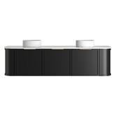 Otti Australia Hampshire 1800mm Wall Hung Double Vanity with Solid Surface Countertop