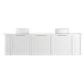 Otti Australia Hampshire 1800mm Wall Hung Double Vanity with Solid Surface Countertop
