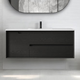 Otti Australia Byron 1200mm Wall Hung Single Vanity with Ceramic Countertop