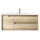 Otti Australia Byron 1200mm Wall Hung Single Vanity with Ceramic Countertop
