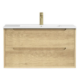 Otti Australia Byron 900mm Wall Hung Vanity &amp; Shaving Cabinet Package