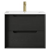 Otti Australia Byron 600mm Wall Hung Vanity &amp; LED Mirror Package