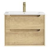 Otti Australia Byron 600mm Wall Hung Vanity &amp; LED Mirror Package