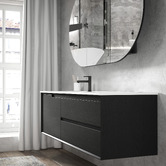 Otti Australia Byron 1200mm Wall Hung Single Vanity with Ceramic Countertop