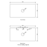 Otti Australia Laguna 900mm Wall Hung Vanity Package with LED Mirror