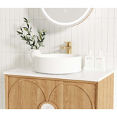 Otti Australia Laguna MKII 750mm Wall Hung Single Vanity with Solid Surface Countertop